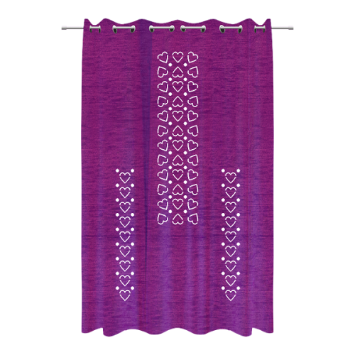 Lot de 2 rideaux Cortina Cupido 1,30m x 2,80m